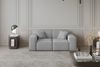 Sofaset Designersofa CELES 3-2-1 in Stoff Opera Velvet Hellgrau Bild 4