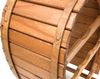 DanDiBo Weinregal Holz Stehend Weinfass 6 Flaschen Braun gebeizt Flaschenregal Flaschenhalter Fass Bild 3