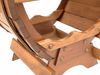 DanDiBo Weinregal Holz Stehend Weinfass 6 Flaschen Braun gebeizt Flaschenregal Flaschenhalter Fass Bild 4