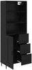 vidaXL Highboard Schwarz Eichen-Optik 69,5 x 34 x 180 cm 3416141 Bild 5