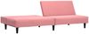 vidaXL Schlafsofa 2-Sitzer Rosa Samt 375930 Bild 4