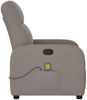 vidaXL Massagesessel Taupe Stoff 4015539 Bild 4