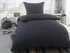 Visaggio Bettwäsche Seersucker Bettbezug Set Quadrat Gestreift, Seersucker, 4 teilig, Pflegeleicht, kühlend, Sommer Bettwäsche Bild 2
