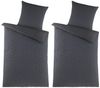 Visaggio Bettwäsche Seersucker Bettbezug Set Quadrat Gestreift, Seersucker, 4 teilig, Pflegeleicht, kühlend, Sommer Bettwäsche Bild 5