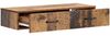 vidaXL Wandmontierter Beistelltisch Altholz 87,5 x 34,5 x 17 cm 898673 Bild 3