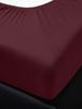 Irisette Kuschel-Jersey Spannbetttuch Vesuv 0012 rubin 150x200 cm 12-81 rubin Bild 3