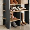 Schuhschrank Marlon Anthrazit/Goldkraft Eiche 60 x 100 cm mit 5 Fächern Vicco Bild 4