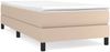 vidaXL Polsterbett Kunstleder Cappuccino 80x200 cm Bild 2