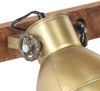 vidaXL Wandlampe Industriestil Messing 90x25 cm E27 320506 Bild 5