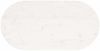 vidaXL Tischplatte Weiß 110x55x2,5 cm Massivholz Kiefer Oval 824366 Bild 5
