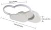 Riserva LED Deckenleuchte Wolken Design LED Deckenleuchte Weiß 32W Dimmbar mit Fernbedienung Bild 3