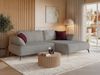 Selsey 'Avolla' Ecksofa mit Schlaffunktion, Bettkasten und hydrophober Chenille, rechtsseitig, Graubeige Bild 3