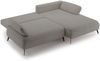 Selsey 'Avolla' Ecksofa mit Schlaffunktion, Bettkasten und hydrophober Chenille, rechtsseitig, Graubeige Bild 4