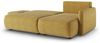 Ecksofa mit Schlaffunktion Sofa LUKA in Stoff Cremona Honiggelb Ottomane Rechts Bild 2