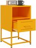 vidaXL Nachttische 2 Stk. Senfgelb 36x39x60,5 cm Stahl 846561 Bild 4