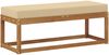 vidaXL Outdoor Hocker Bank Massivholz Akazie Natur 900673 Bild 2