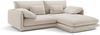 Micadoni Ecksofa Torino 3-Sitzer Rechts Samt Ecru Bild 2