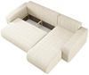 Kaiser Möbel Ecksofa mit schlaffunktion und bettkasten, MILANO L stoff Poso und Quelle, Bettkasten, Schlaffunktion, praktisch, funktionell Bild 3