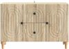 vidaXL TV-Schränk Sonoma-Eiche 89 x 34,5 x 60 cm Holzwerkstoff 894197 Bild 4