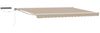 vidaXL Elektrische ausziehbare Markise Beige und Weiß 4,5 × 3 m 3421858 Bild 2