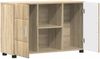 Sideboard, Kommode mit Regal Sonoma-Eiche 88,5 x 30,5 x 55,5 cm j2048p Bild 5