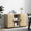 Sideboard, Kommode mit Regal Sonoma-Eiche 88,5 x 30,5 x 55,5 cm j2048p Bild 4