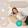 Totsy Baby Stillkissen Stillkissen XXL Schwangerschaftskissen - Pregnancy Body Pillow Bild 4