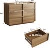 BBWL Stauraumschrank Kommode 6 Schubladen Holz Eiche modern Sideboard groß Aufbewahrungsschrank Schlafzimmer Wohnzimmer stabil grifflos Bild 3