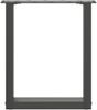 vidaXL Couchtischbeine U-Form 2 Stk. Anthrazit 28x(42-43) cm Stahl 4013150 Bild 5
