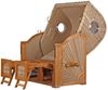 Strandkorb Komplettset - bene living - Ammersee Teak - PE shell - Modell 545 - inkl. Liftersystem Bild 5