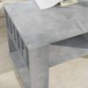 vidaXL Couchtisch Beton Grau 92 x 49,5 x 45 cm Holzwerkstoff 8000111 Bild 4