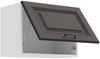Aufsatzschrank Hochschrank 50 cm STILO Grau + Weiss Küchenzeile Küchenblock Küche Landhaus Bild 2
