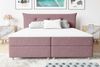 99rooms Artemis Boxspringbett 180x200 cm Velours SORO Pastellrosa Taschen-Federung Bild 5