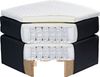 Stella Trading Palermo 2 Boxspringbett 120x200 elektrisch verstellbar, Hellgrau-Bequemes Einzelbett mit dekorativer Steppung & Komfortschaum Topper, Holzwerkstoff, 120x200 cm Bild 4