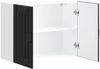 vidaXL Küchen-Hängeschrank Lucca Schwarz Holzwerkstoff 853828 Bild 5