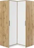 Vente-unique - LAMIKI Geschlossener und offener Kleiderschrank Holz, Platte BeigeWeiß - B 106,5 cm x H 200 cm x L 302 cm311 cm Bild 5