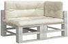vidaXL Palettenkissen 3-tlg. Creme Stoff 3217125 Bild 3