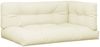 vidaXL Palettenkissen 3-tlg. Creme Stoff 3217125 Bild 2
