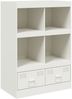 vidaXL Highboard Weiß 67x39x95 cm Stahl 841804 Bild 2
