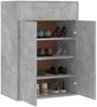 vidaXL Schuhschrank Betongrau 60x35x84 cm Holzwerkstoff 801075 Bild 4