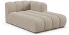 Micadoni Recamiere Lupine 2-Sitzer Rechts Chenille Eden Dunkelbeige Bild 2