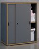 VCM Büroschrank Salia 920733 Anthrazit H. 74 x B. 60 x T. 37 cm Bild 3