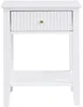 Vente-unique - NIRIVA Bedside table Holz, Platte Weiß - B 35 cm x H 61,5 cm x L 48 cm Bild 3