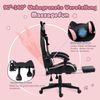 Dowinx Gaming-Stuhl Süße Katze Edition (Packung), Ergonomischer Stuhl mit Hoher Rückenlehne und Lendenwirbelstütze Bild 2
