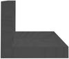 vidaXL Wandregale 2 Stk. Grau 110x11x9 cm Massivholz Kiefer 823611 Bild 4