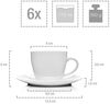 SÄNGER Kaffeetassen Set Bilgola 12 teilig für 6 Personen Bild 4