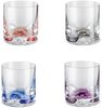 Peill+Putzler Germany 4er Set Trinkgläser mit buntem Boden, 280 ml Volumen, mehrfarbige Trinkbecher, Wassergläser in 6 Farben, Coctailgläser, spühlmaschinengeeignet & pflegeleicht Bild 3
