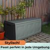 GarPet Gartenbox Gartenbox Wetterfest Outdoor Garten Box Gartenauflagen Gartentruhe XXL Bild 4