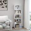 VASAGLE Bücherregal, Regal mit 6 Ebenen, 24 x 40 x 191 cm, Standregal, Büroregal, freistehend, Dekoregal, zur Präsentation, modern, für Wohnzimmer, Schlafzimmer, Büro, weiß Bild 2
