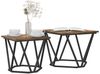 vidaXL Beistelltisch-Set 2 pcs Geräucherte Eiche 868269 Bild 3